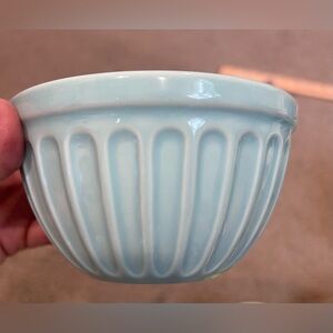 Starbucks Blue  Ribbed Ice Cream Bowl or Latte Bowl GUC